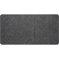 Tbrva Recycled Felt Extended Desk Mat Charcoal 900 x 400 mm - Product view