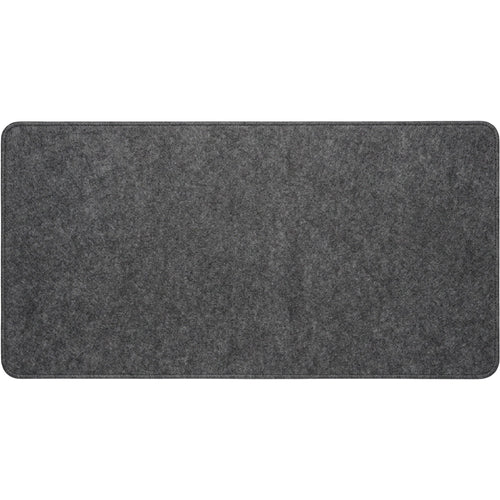 Tbrva Recycled Felt Extended Desk Mat Charcoal 900 x 400 mm - Product view